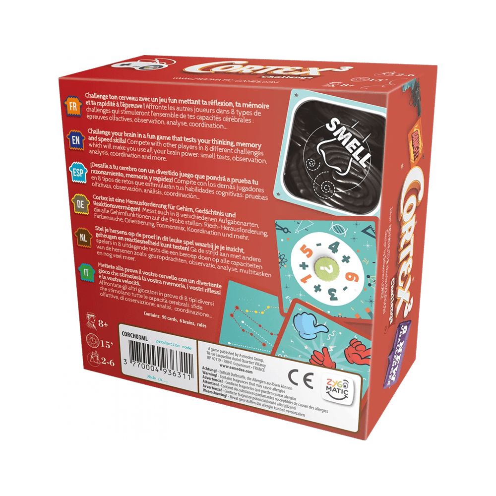 Cortex³ Challenge gioco da tavolo - componenti
