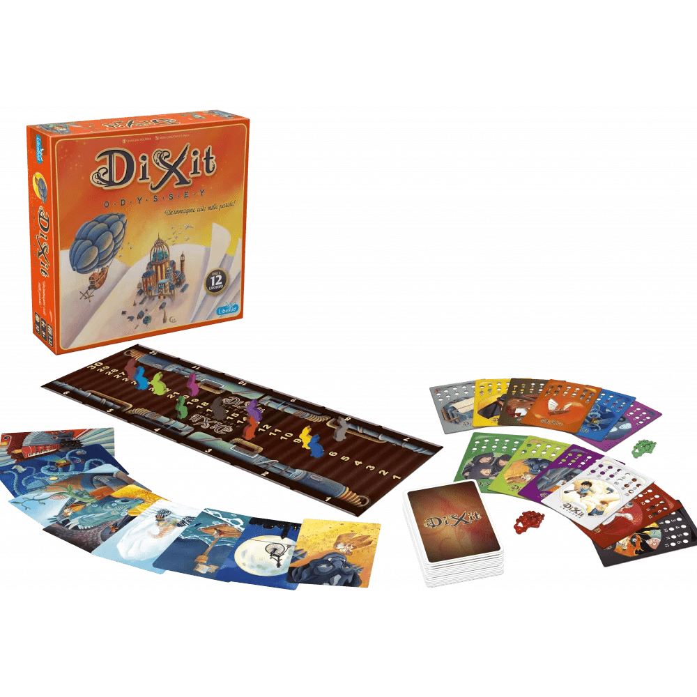 dixit odyssey gioco da tavolo - componenti