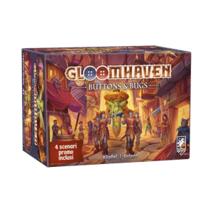 gloomhaven button & bugs gioco da tavolo - copertina