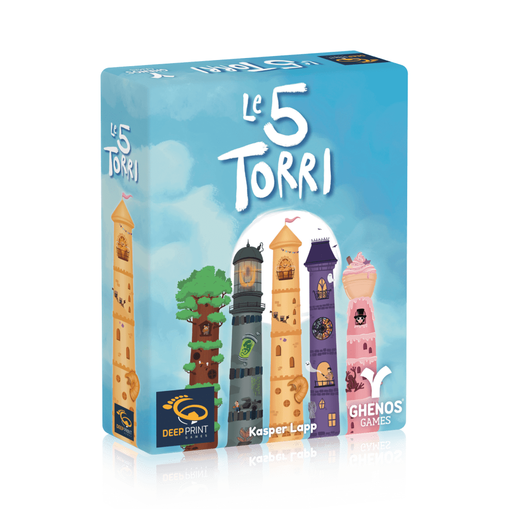 le 5 torri gioco da tavolo - copertina