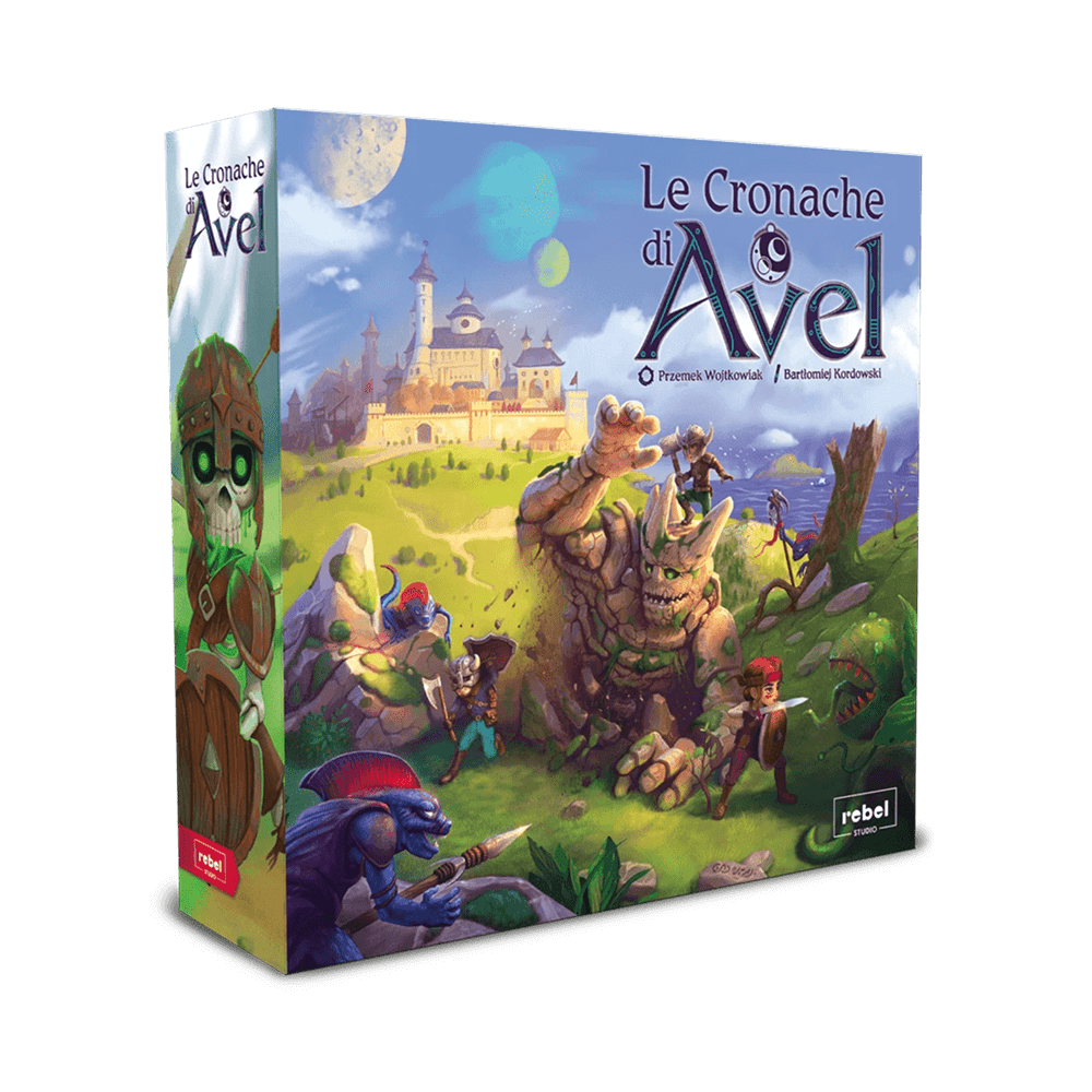 le cronache di aver gioco da tavolo - copertina