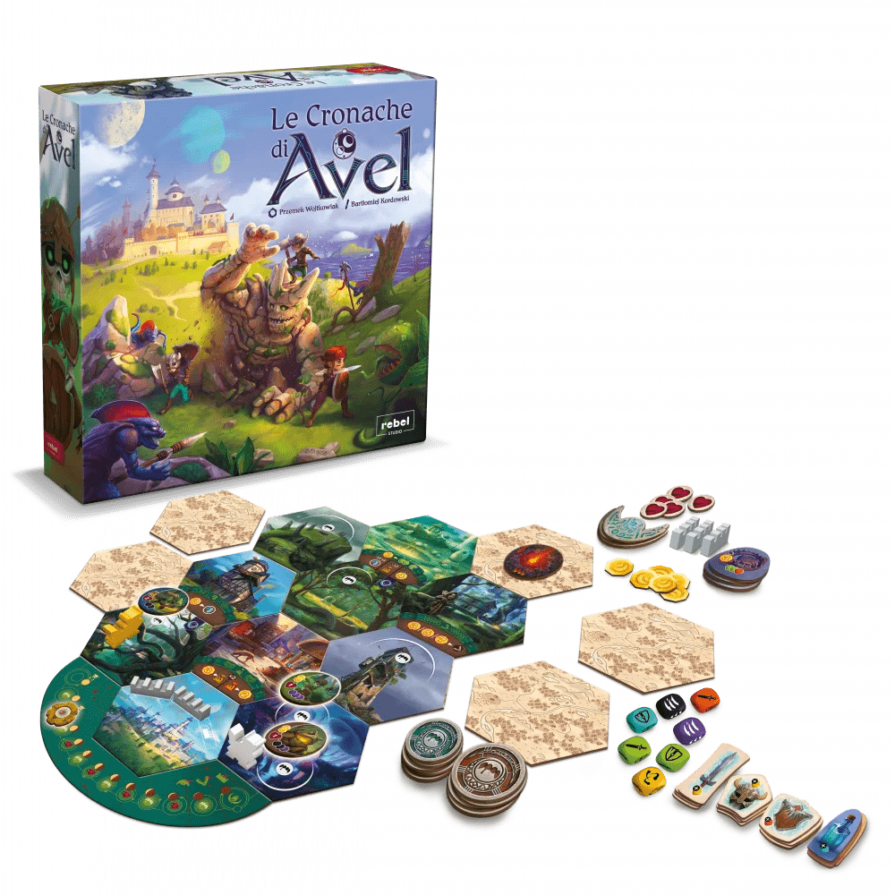 le cronache di aver gioco da tavolo - componenti