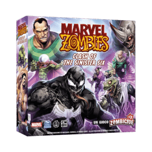 mz clash of sinister six gioco da tavolo - copertina