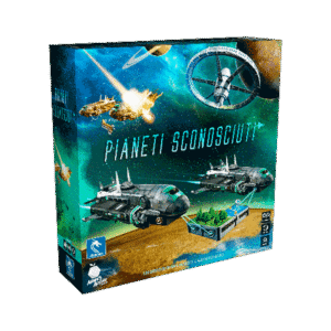 pianeti sconosciuti gioco da tavolo - copertina