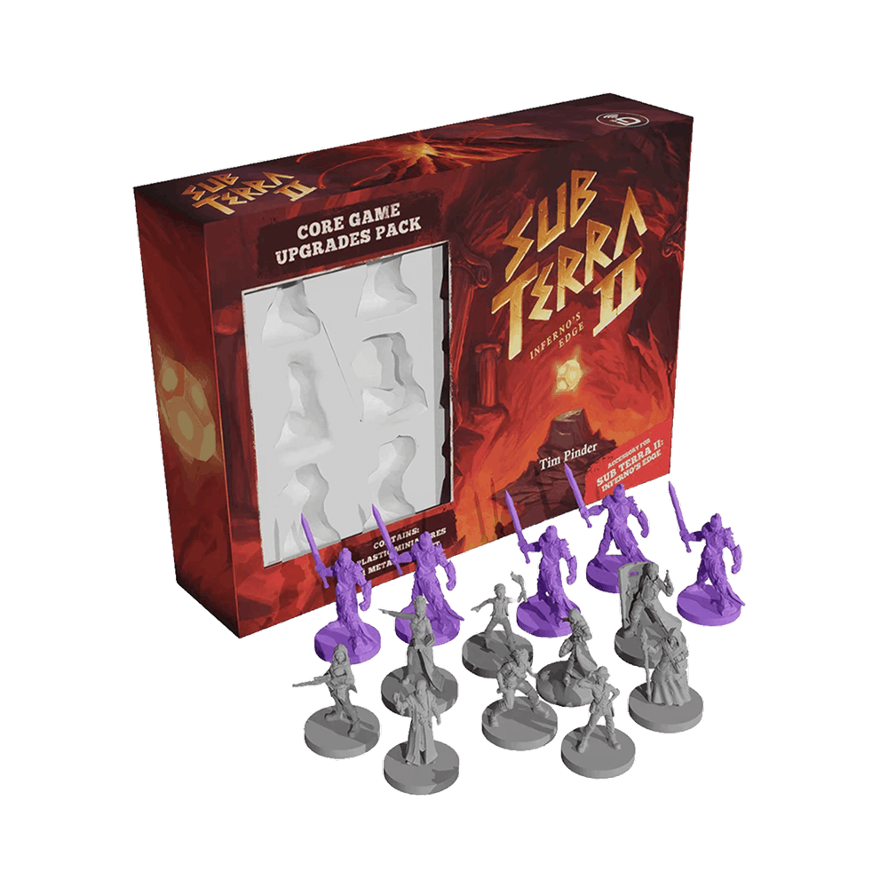 sub terra II core upgrades componenti gioco da tavolo - copertina