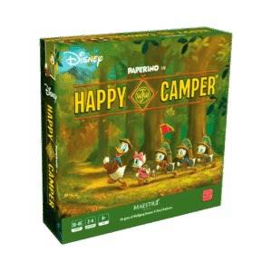 Paperino in happy camper gioco da tavolo - copertina